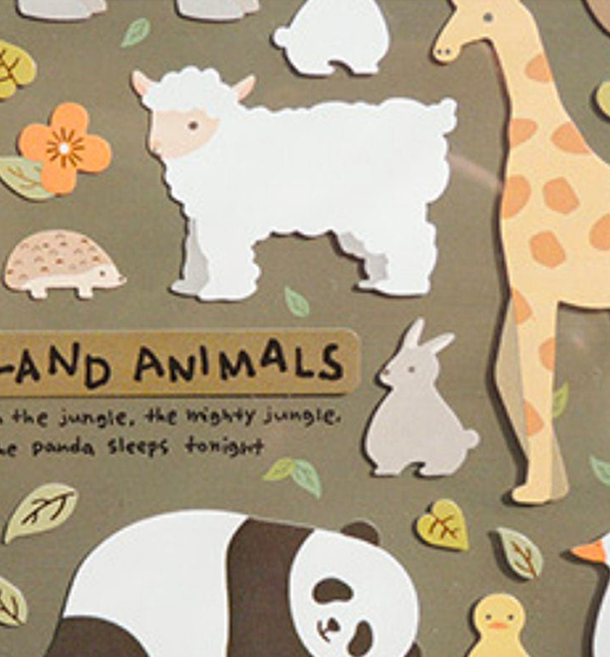 1072 Land Animals Sticker
