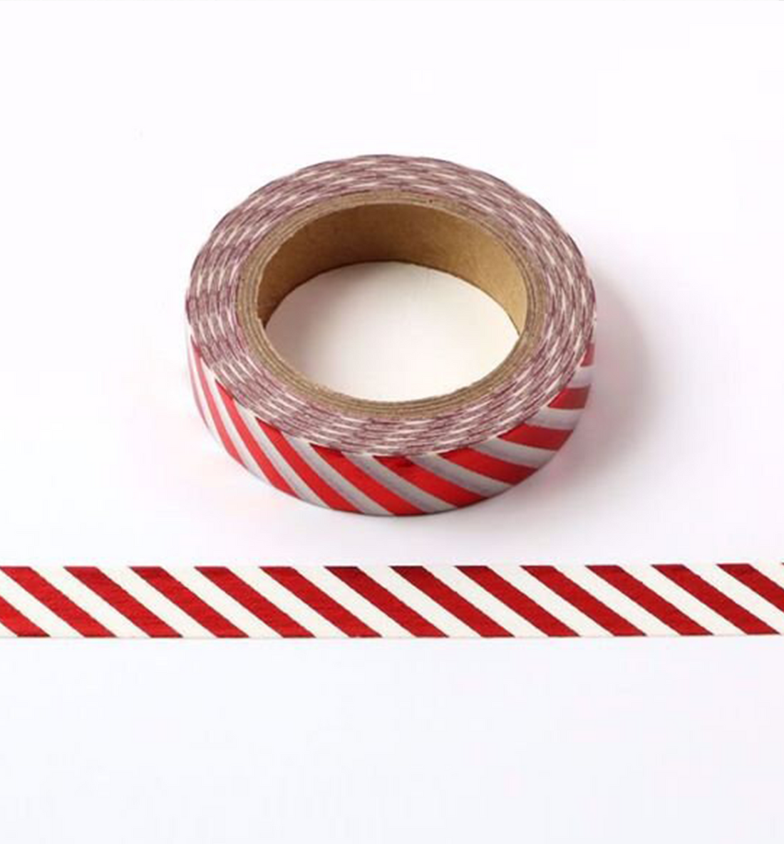 Red Stripes Washi Tape