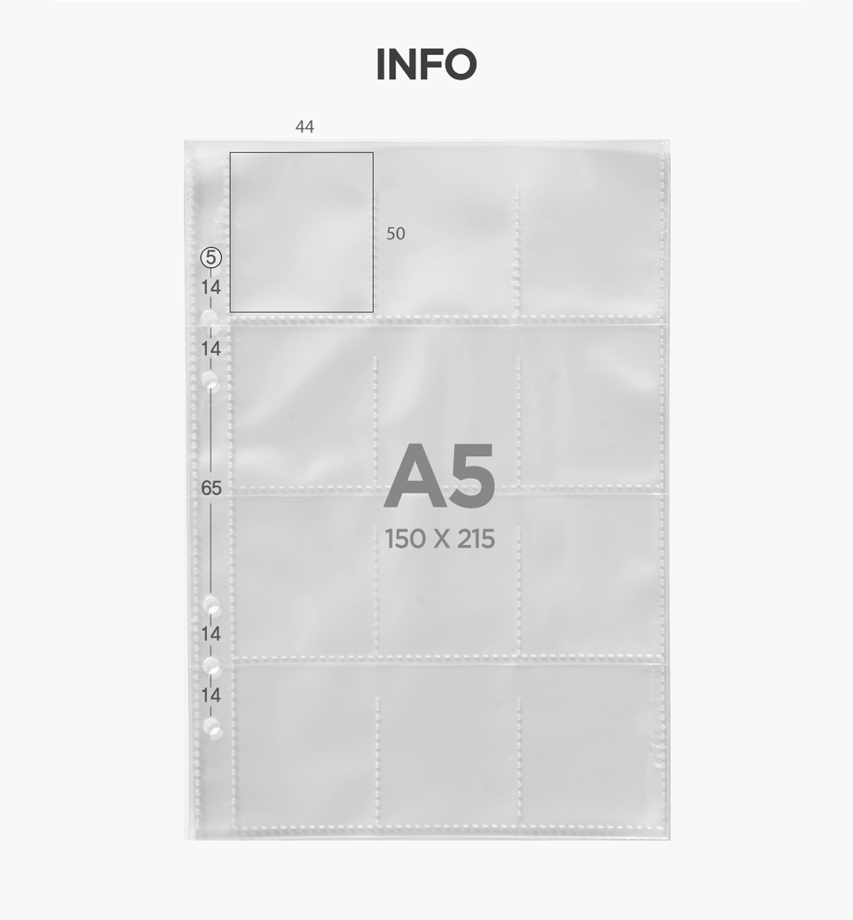 A5 Deco Pocket File [Mini Cards]