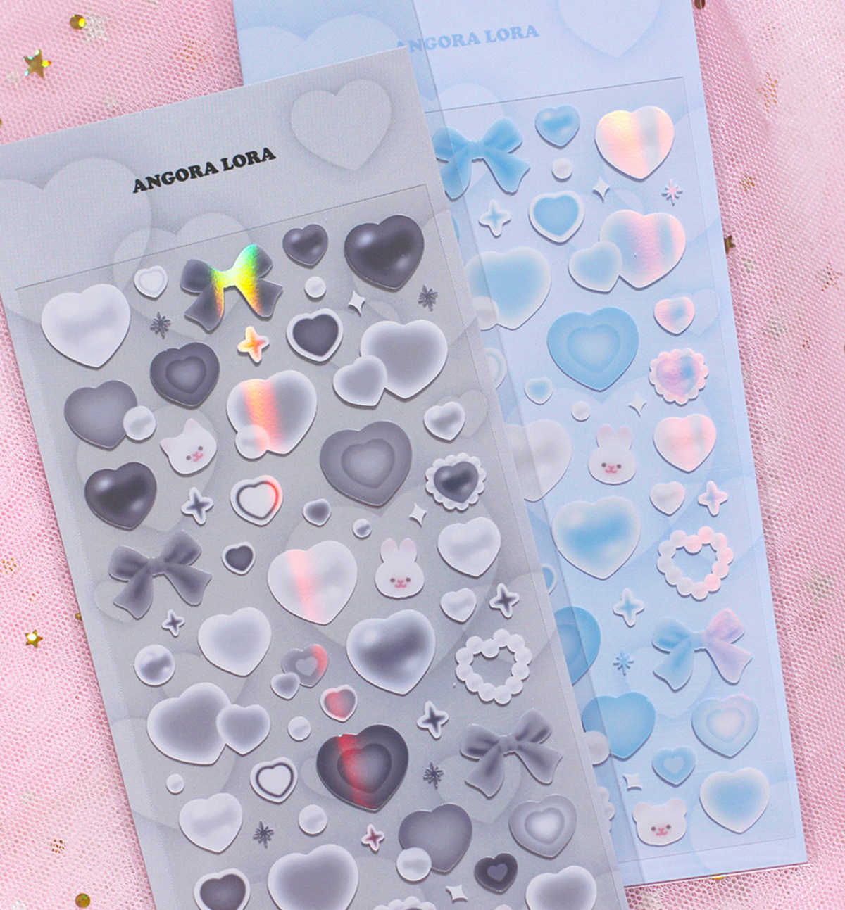 Romantic Pearl Heart Seal Sticker