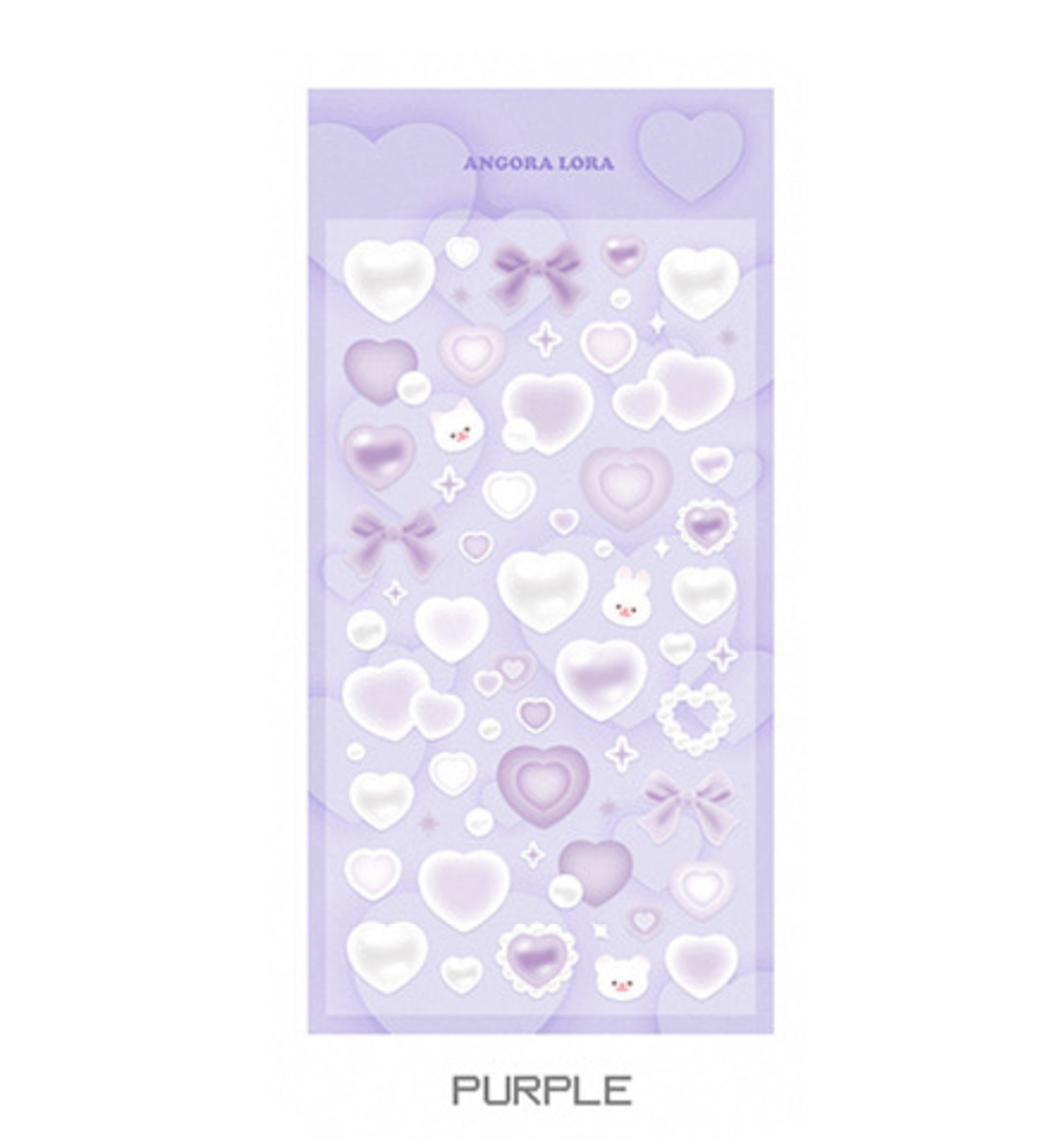 Romantic Pearl Heart Seal Sticker