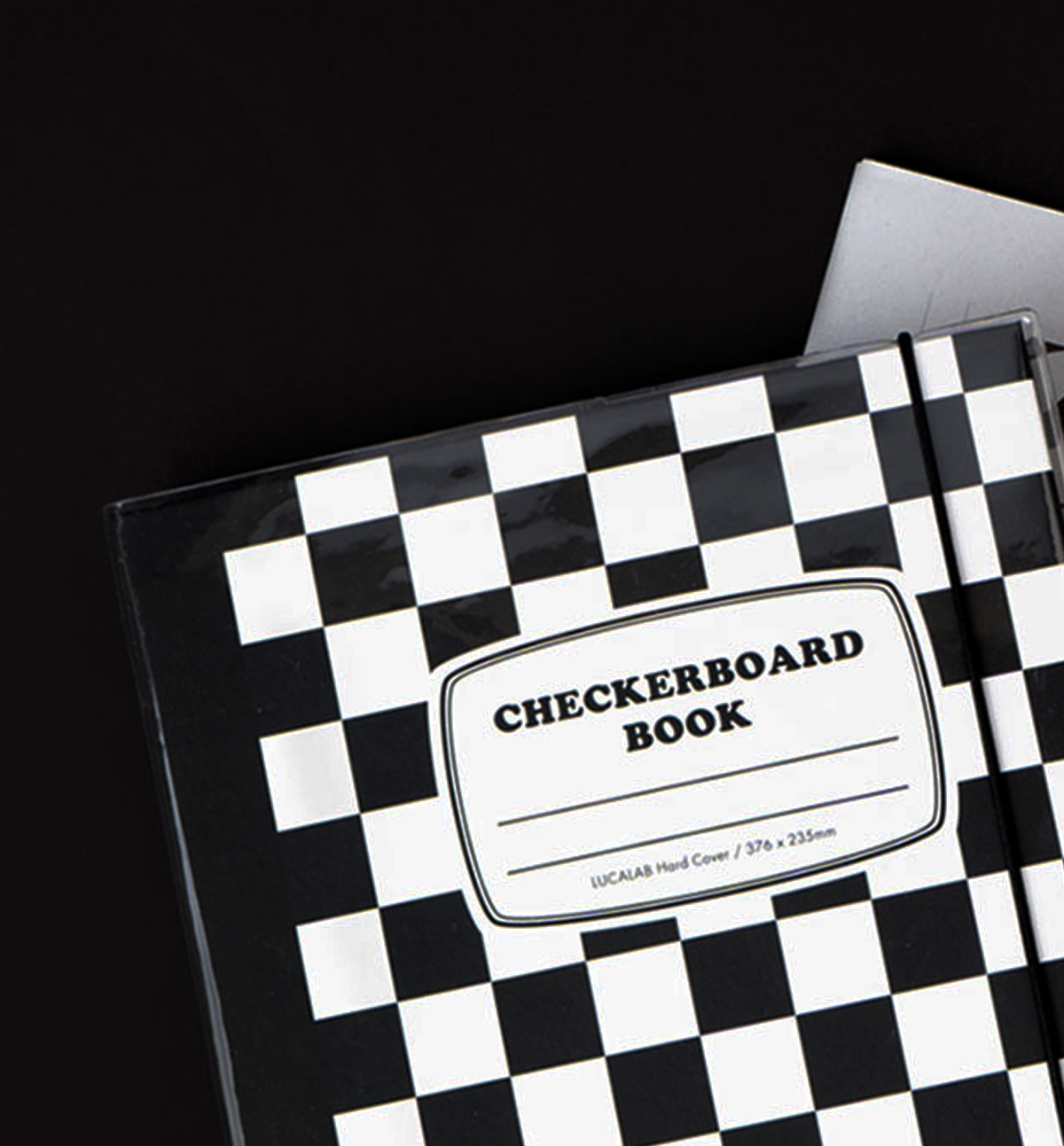 A5 Checkboard Hard Cover + Elastic [LAST STOCK]