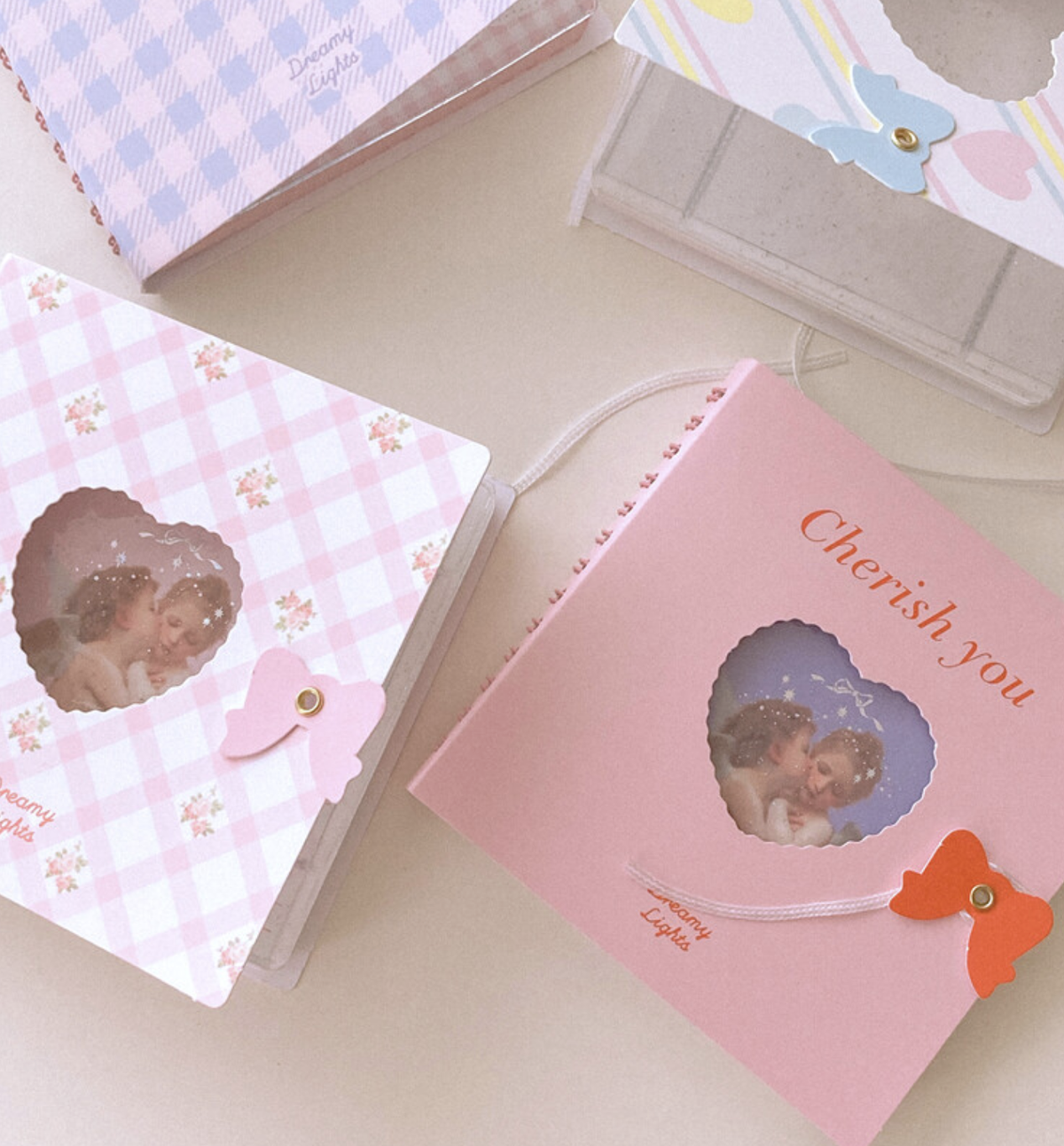 Heart Pocket Twin Ring Notebook