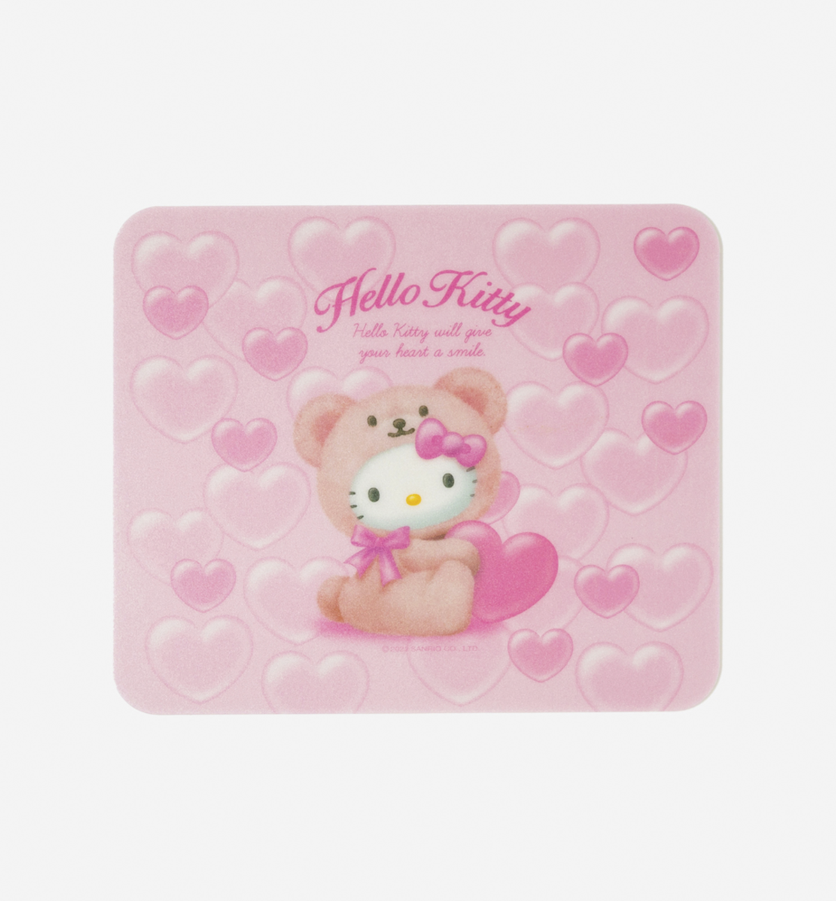 Hello Kitty Mousepad [Heart Bear Pink]