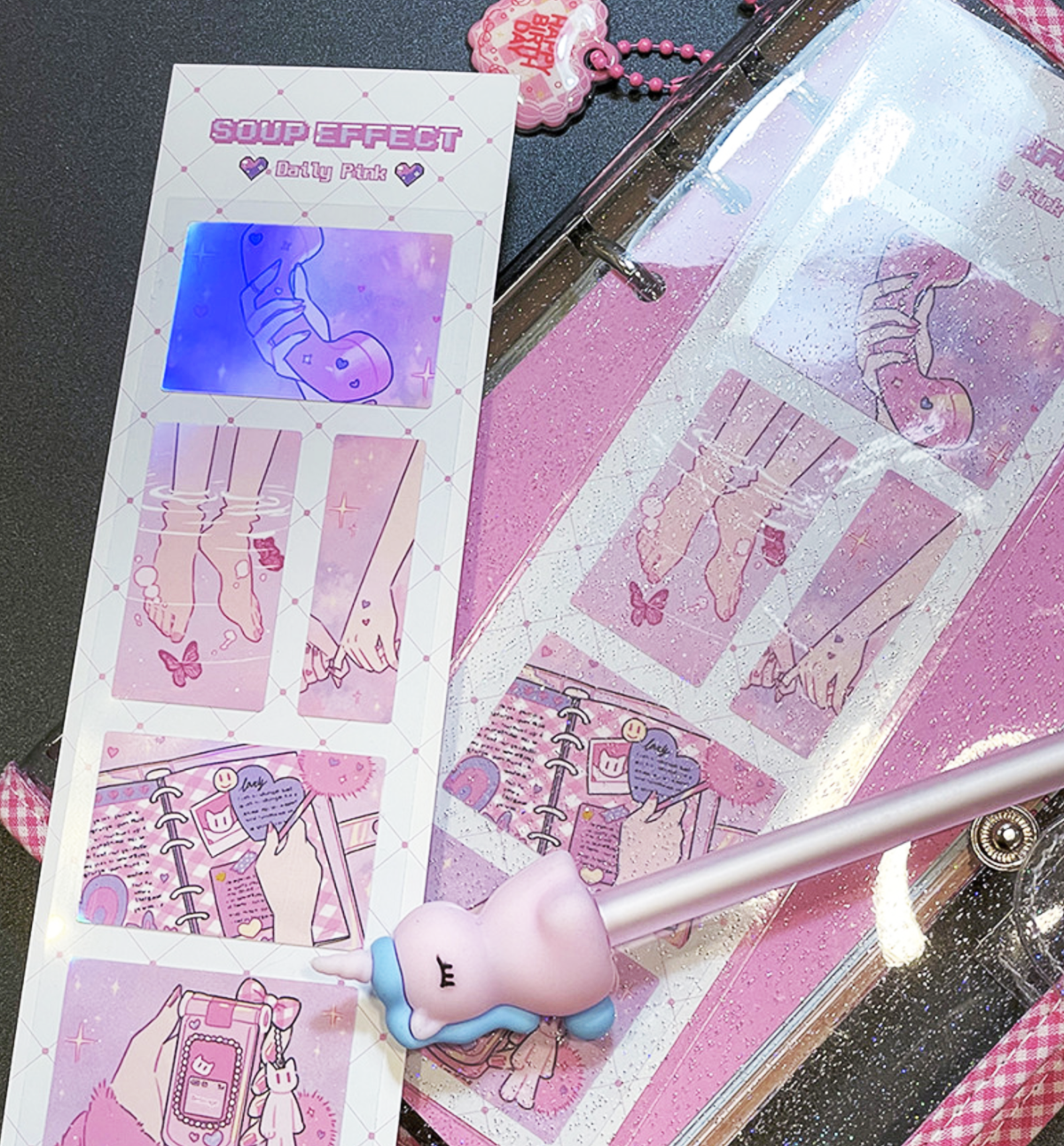 Daily Pink Seal Sticker
