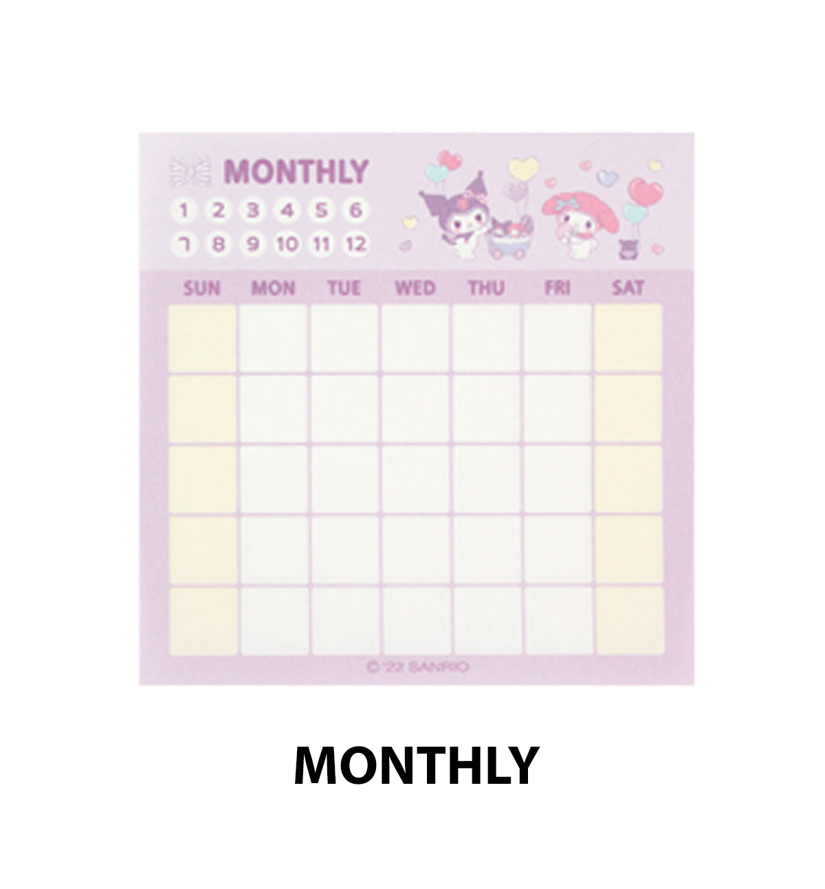 Kuromi My Plan Memopad