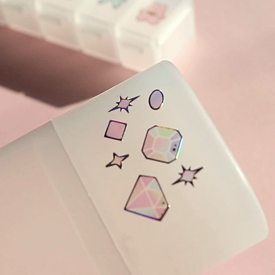 Shining Line Color Sticker