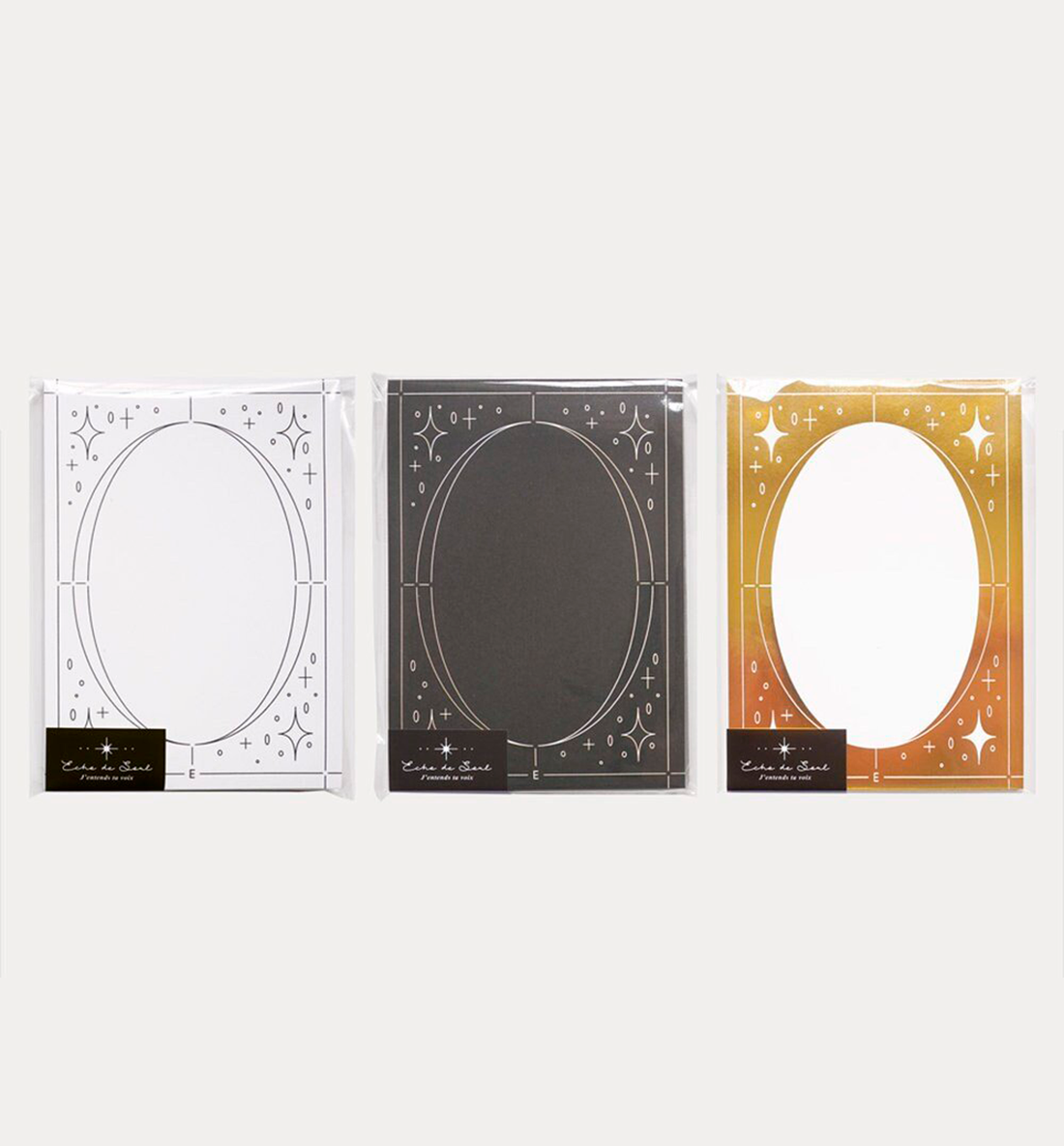 Blacc Noir Frame Memopad