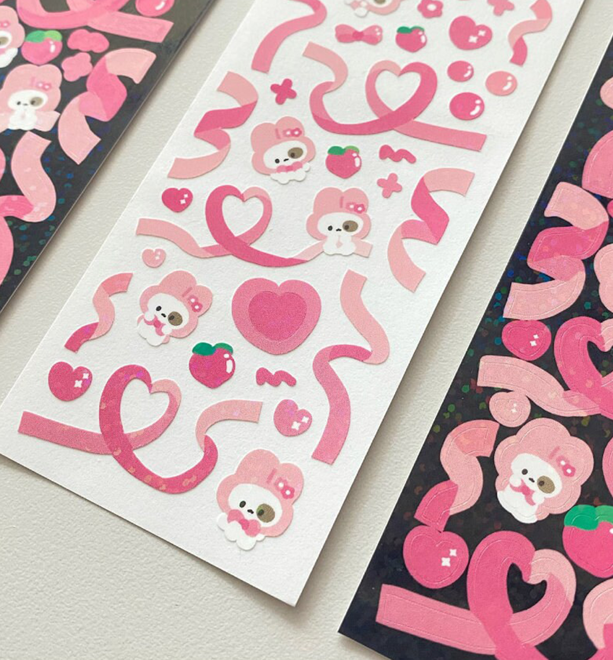 Heart Pink Seal Sticker