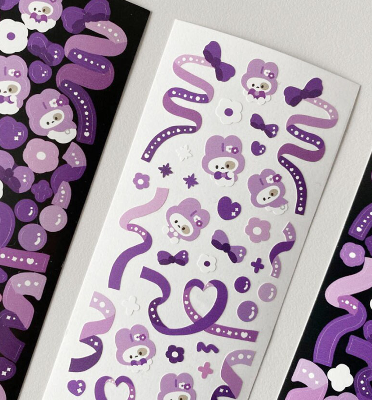 Bunny Confetty Seal Stiker [Purple]