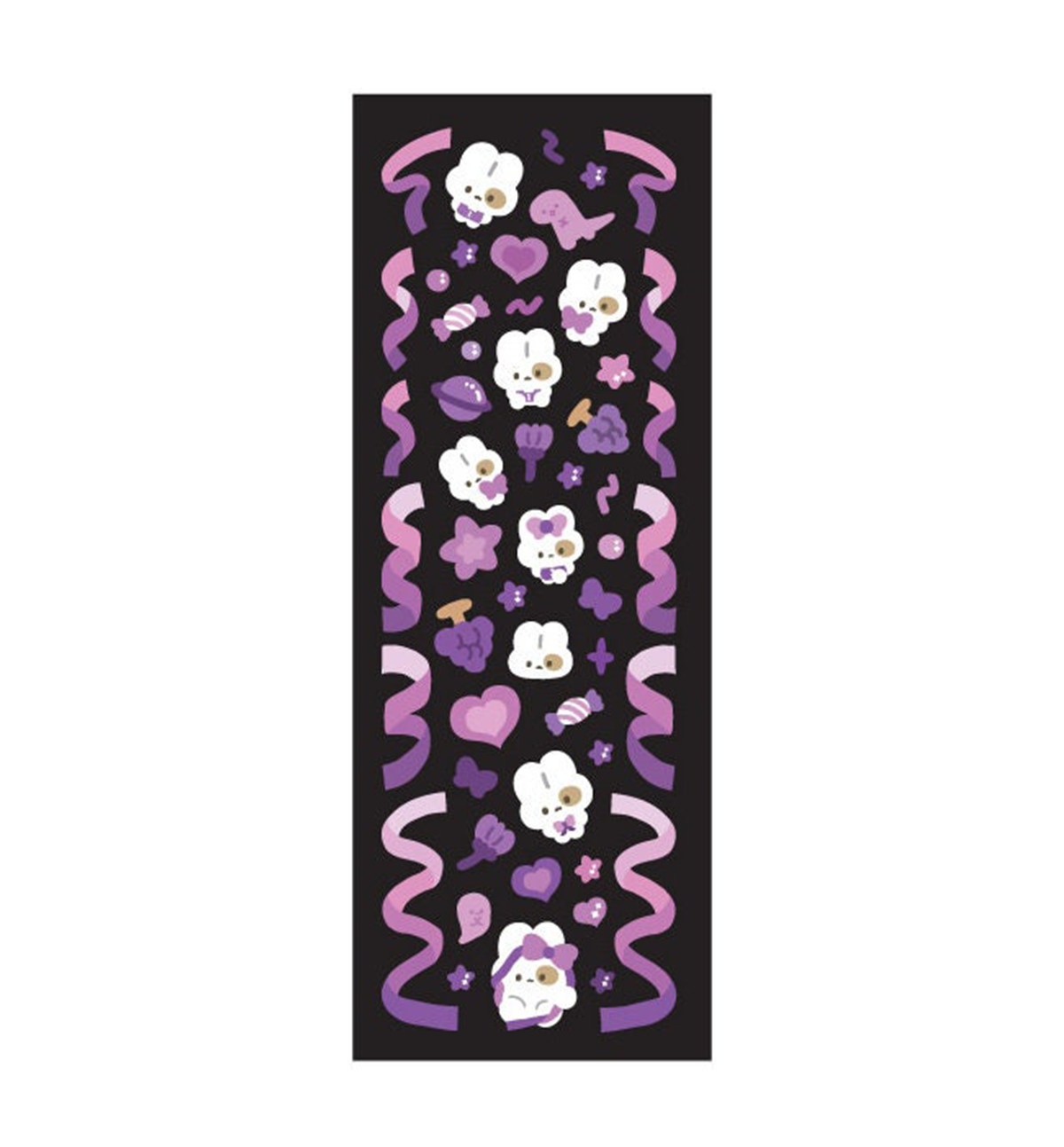 Hologram Confetti Seal Sticker [Purple]