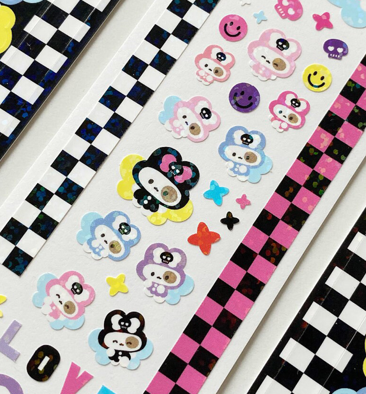 Checker Board Seal Sticker