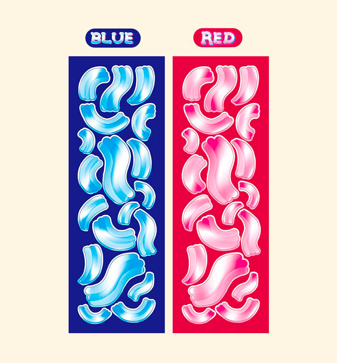 Metal Rainbow Seal Sticker