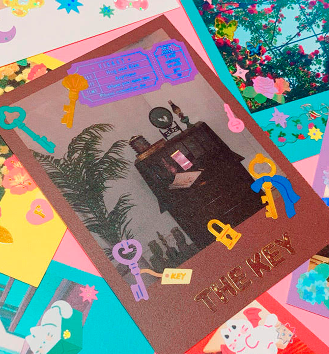 Twinkle Key Seal Sticker