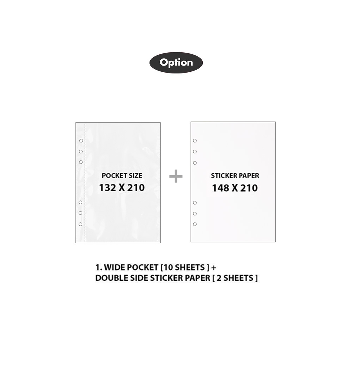 A5 Deco Pocket File + Sticker Release Paper