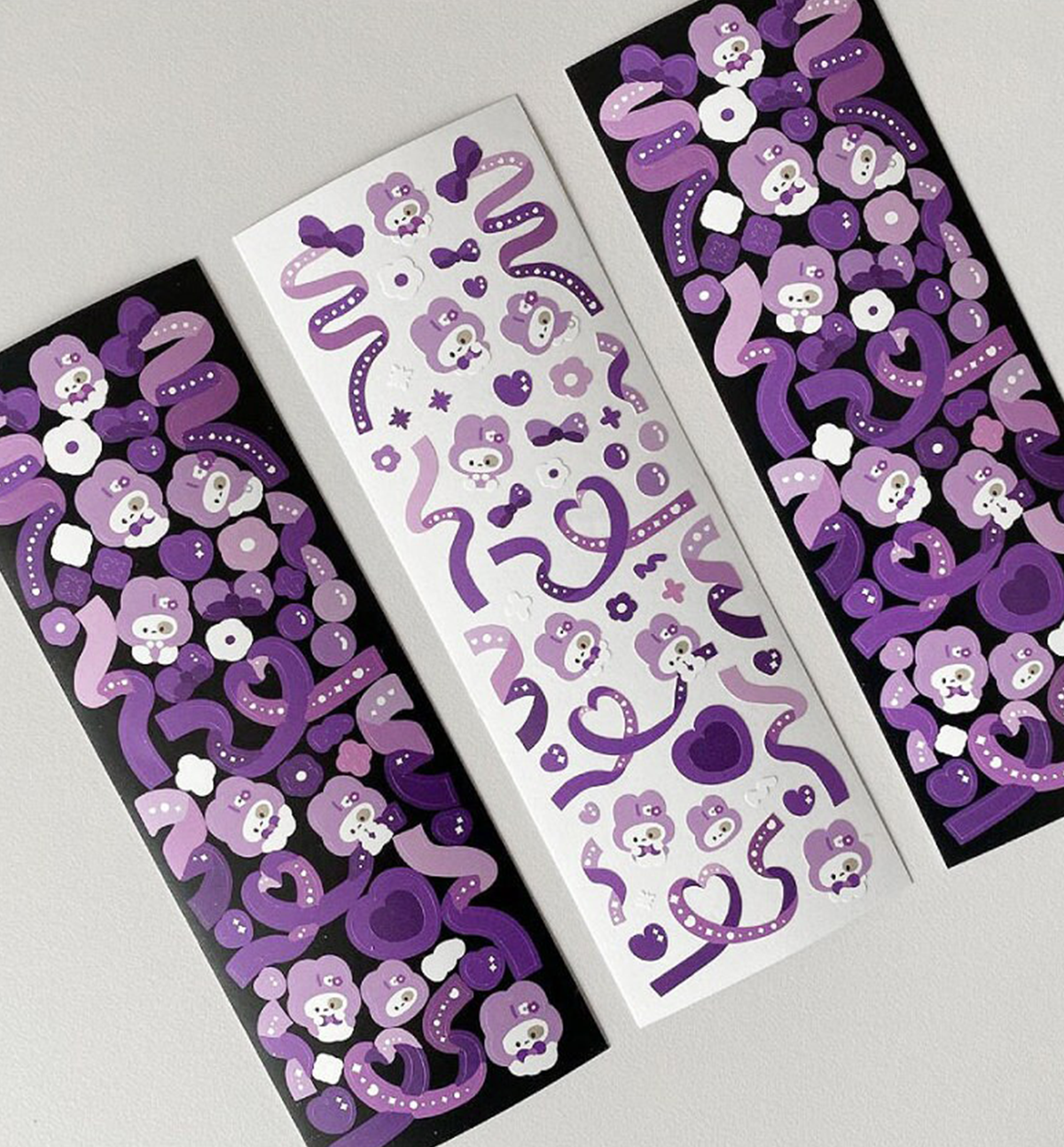 Bunny Confetty Seal Stiker [Purple]