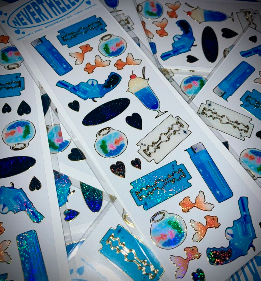 Blue Stuff Seal Sticker