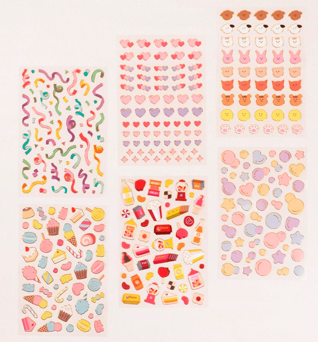 Gold Frame Illustration Removable Sticker