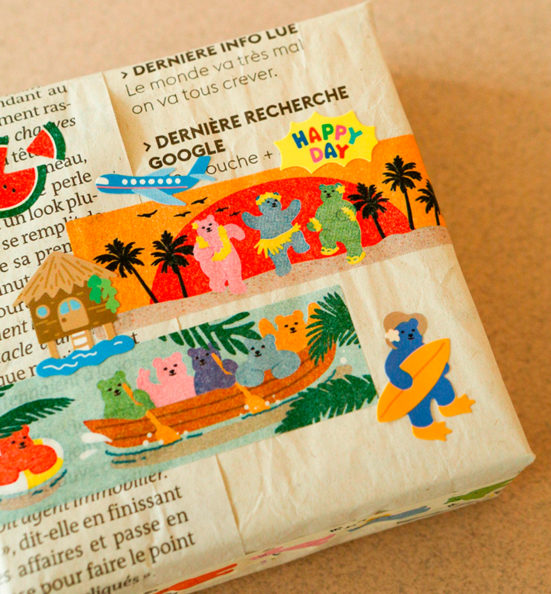 Holiday Masking Seal Sticker