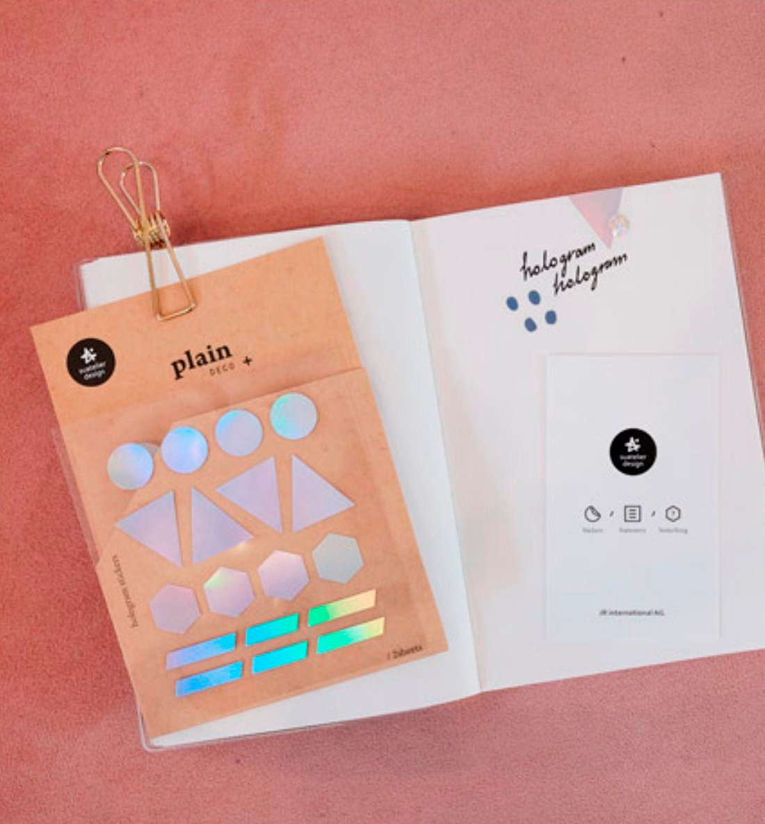 1629 Plain.25 Hologram Sticker