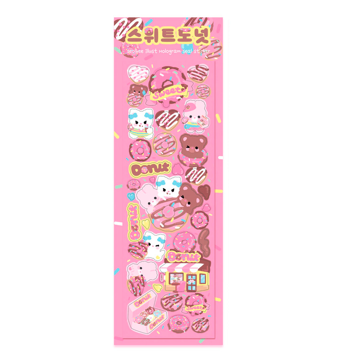Sweet Big Donut Seal Sticker