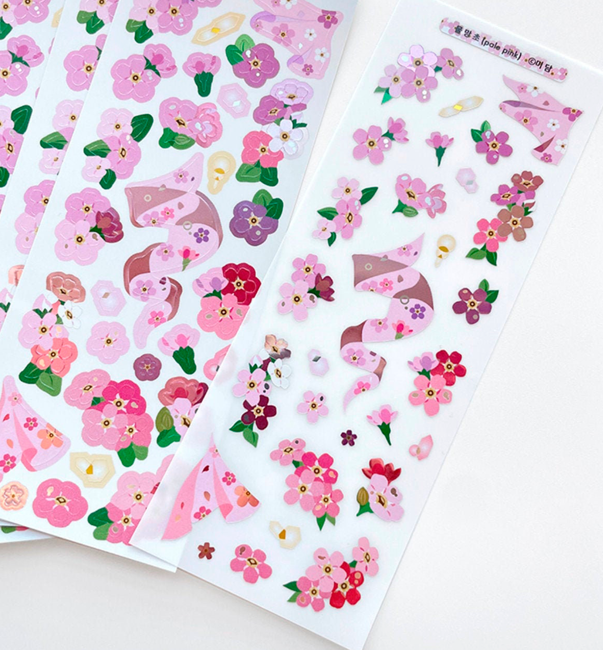 Forget-Me-Not Seal Sticker [Pale Pink]