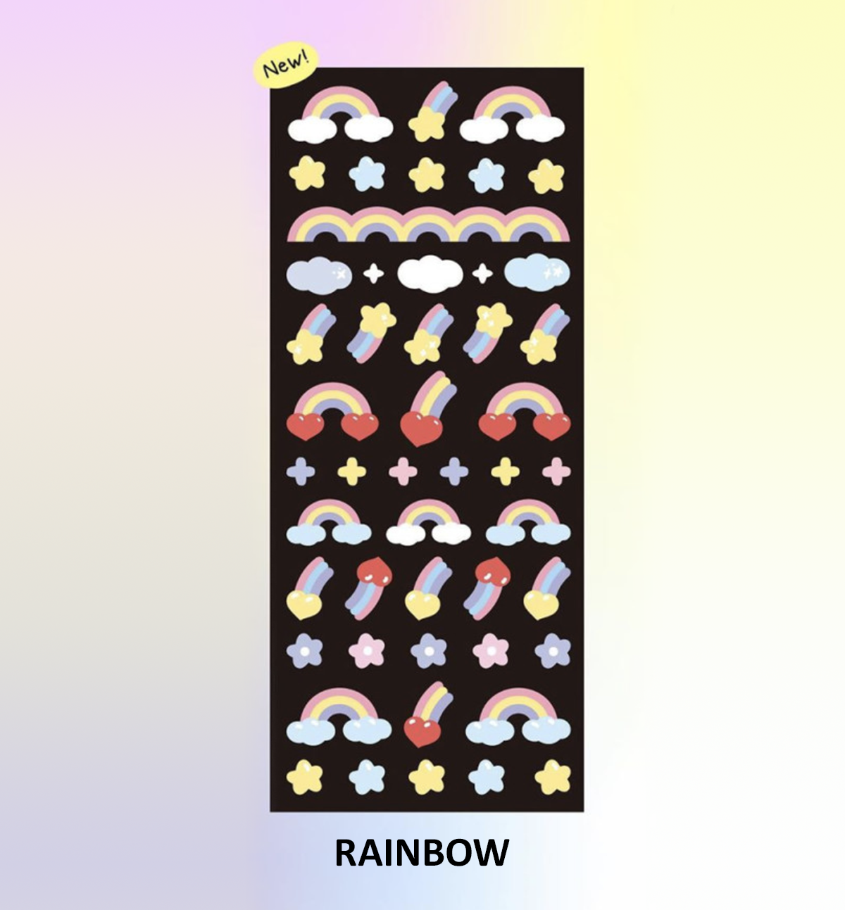 Bubble & Rainbow Seal Sticker