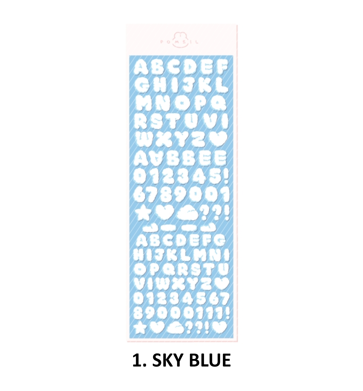 ABC Cloud Seal Sticker [1-3]