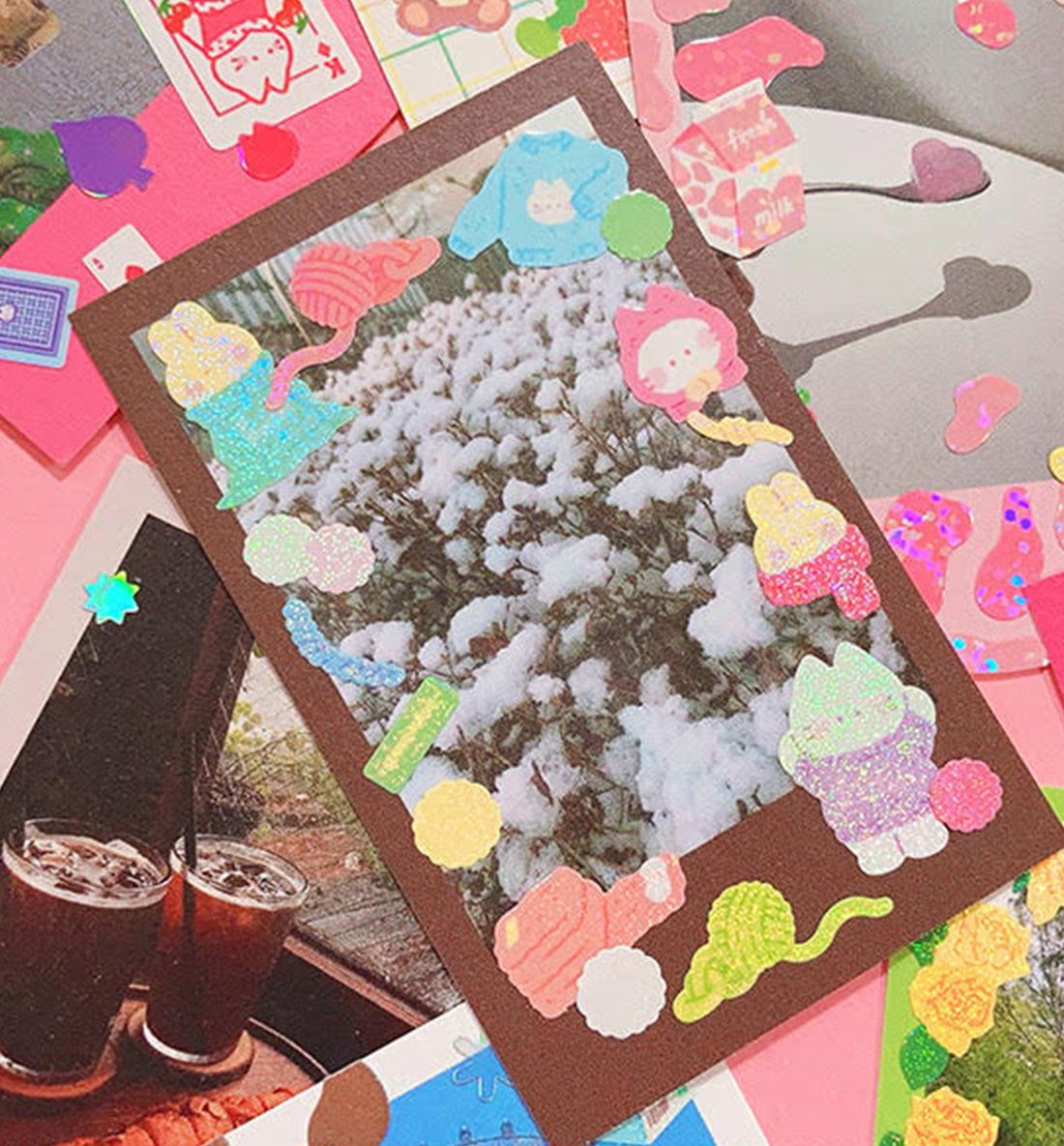 Twinkle Knitting Seal Sticker