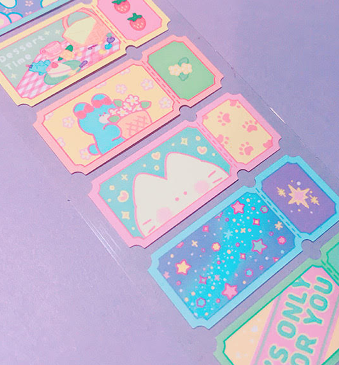 So Many Tickets Seal Sticker [Pastel]