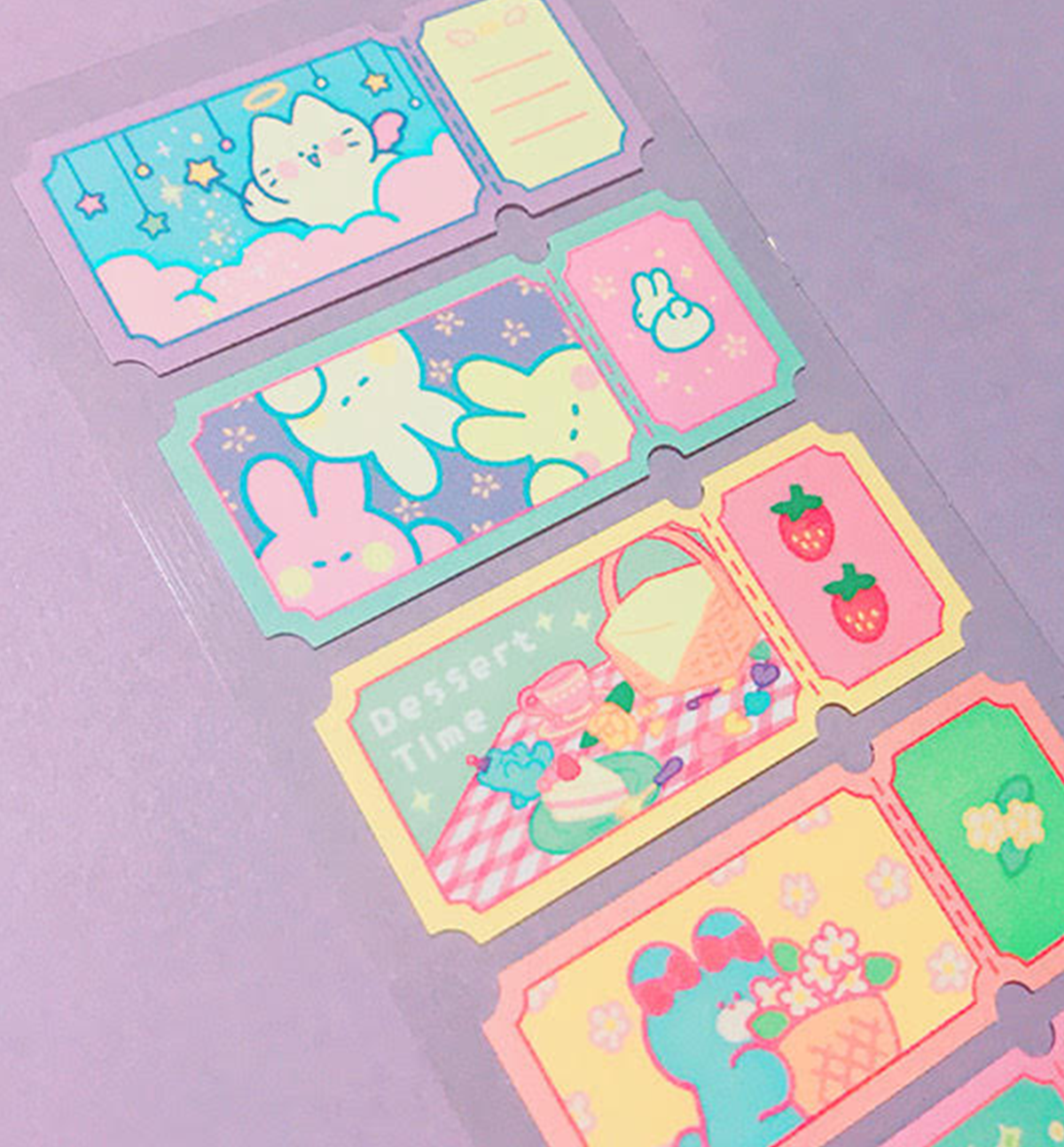 So Many Tickets Seal Sticker [Pastel]