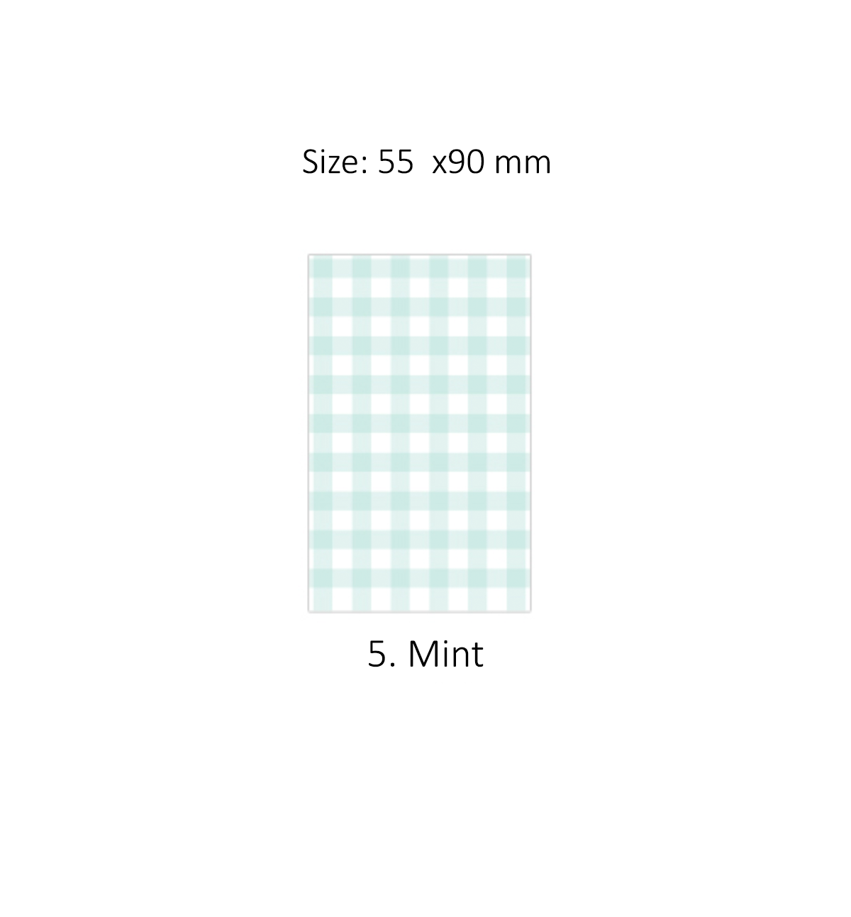 Check Pattern Mini Memopad