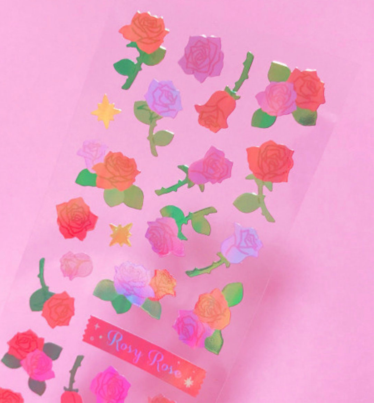 Rosy Rose Seal Sticker