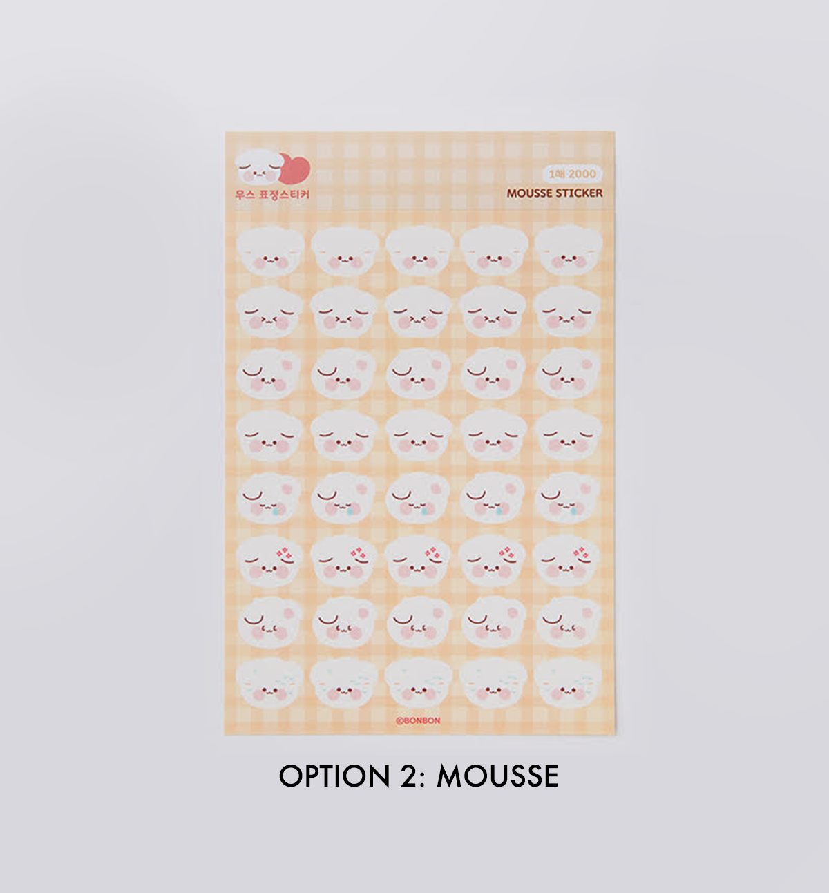 Mousse & Strawberry Sticker