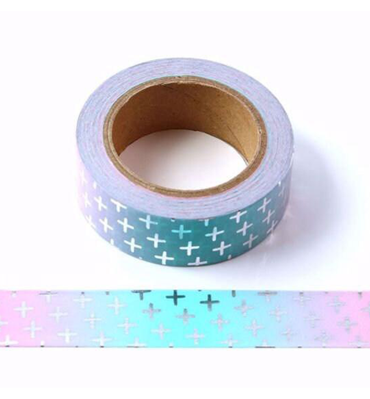 Cross Ombre Pattern Washi Tape