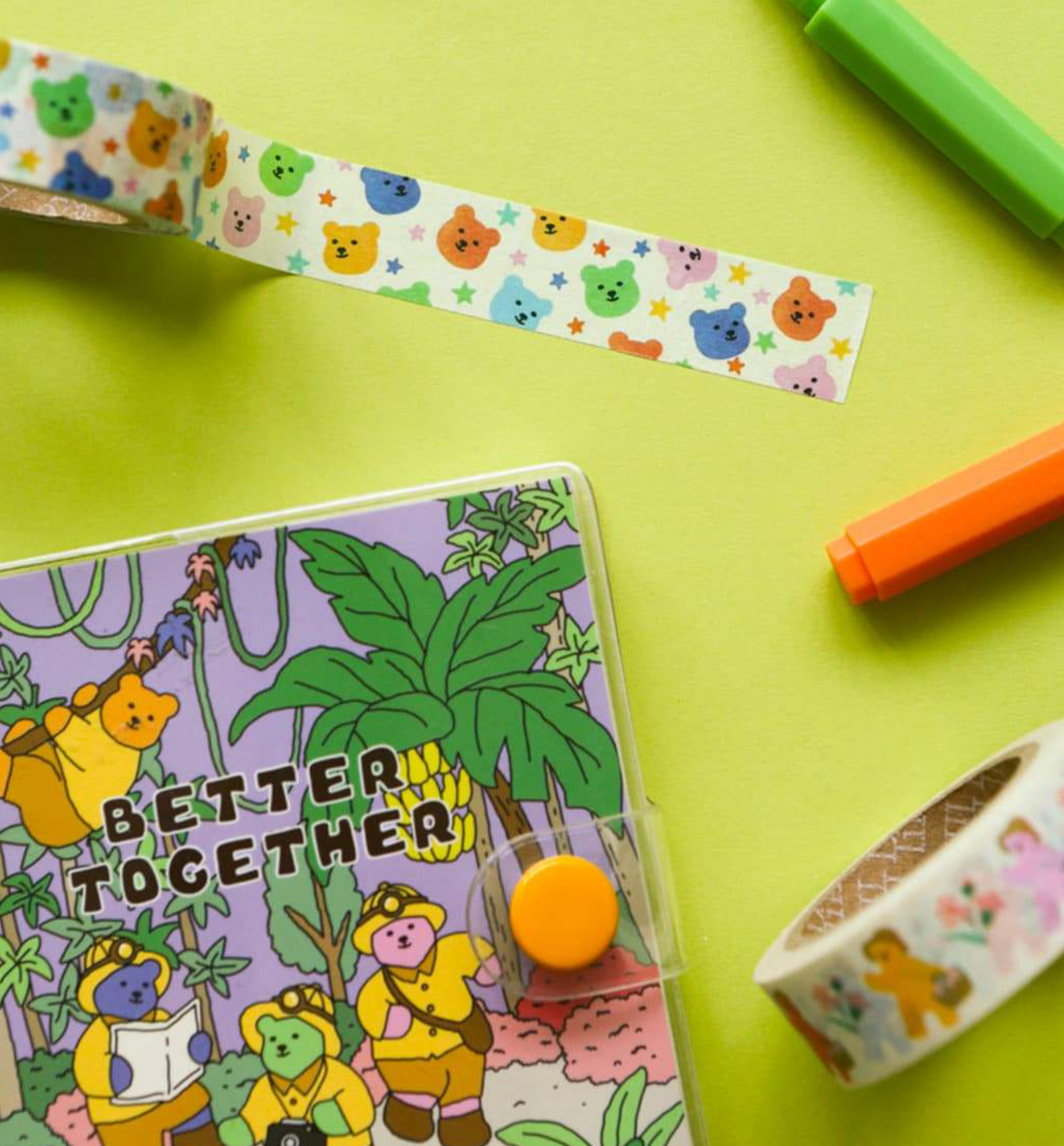 Bear Party Washi Tape