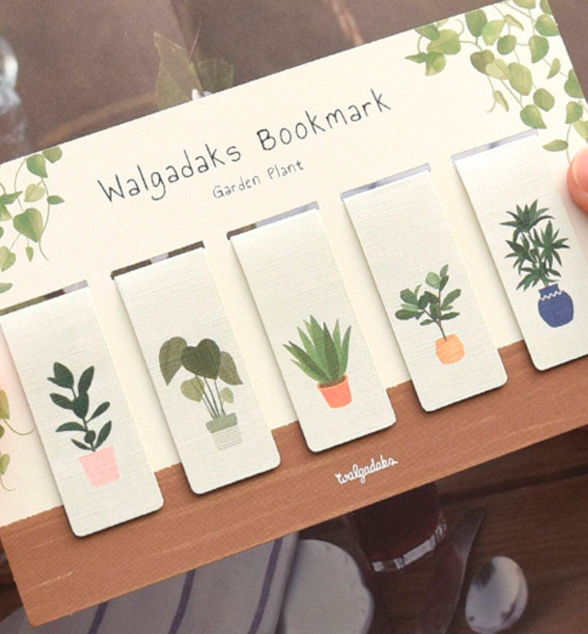 5 Garden Plant Magnetic Bookmark