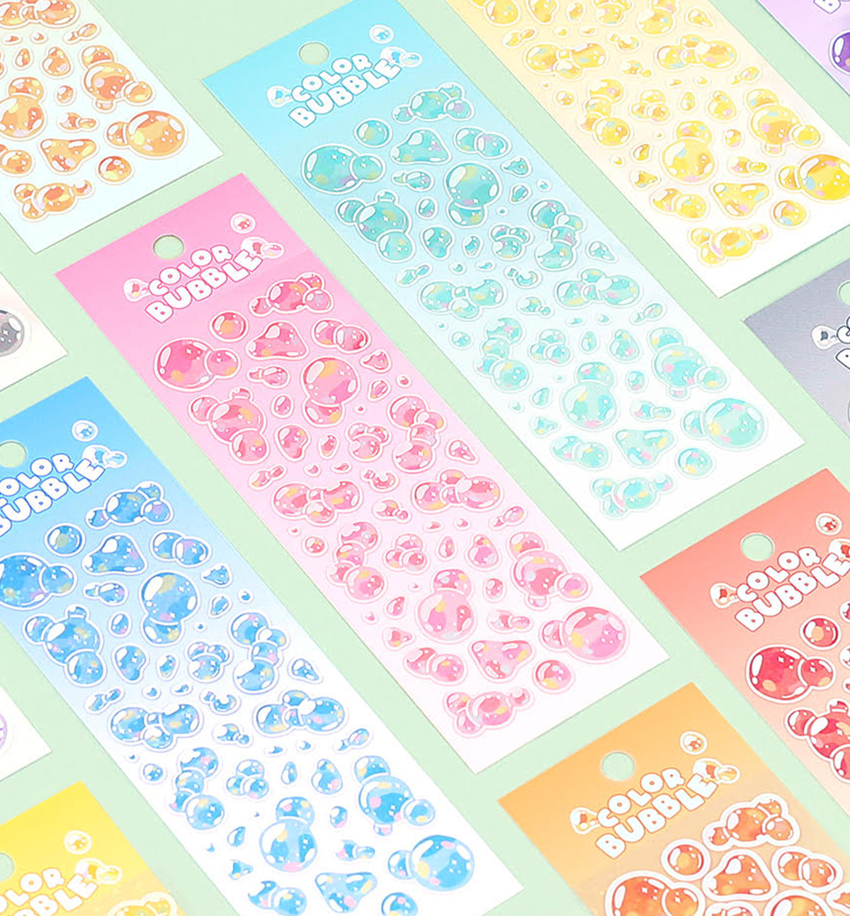 Color Bubble Seal Sticker [8 Colors]