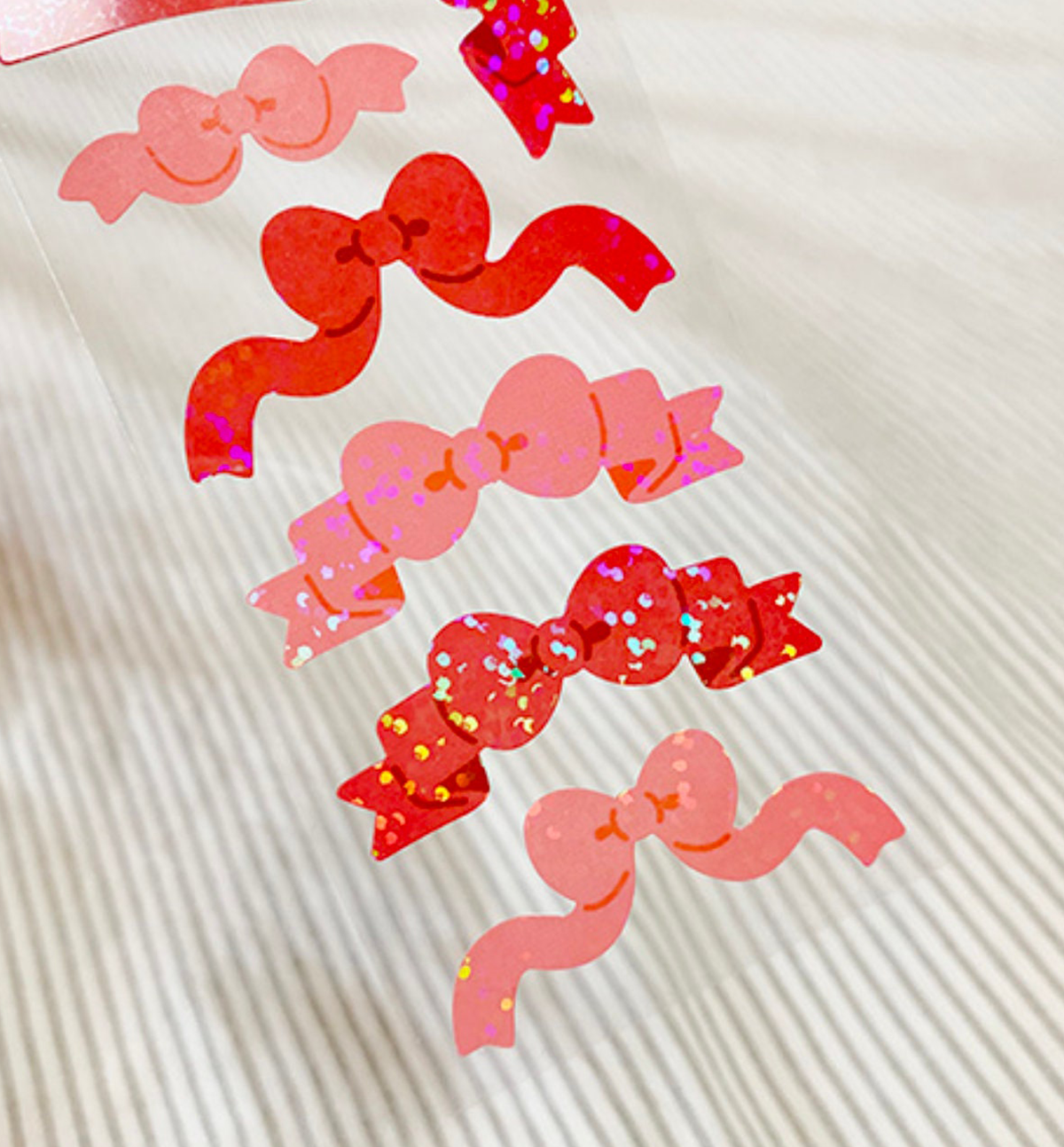 Pink Ribbon Seal Sticker [Hologram]