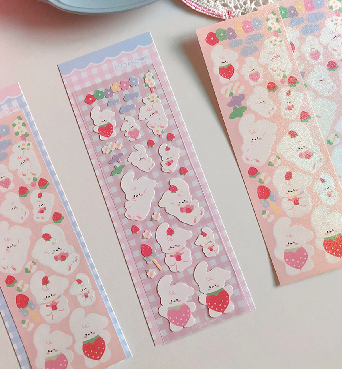 Strawberries Are Here Seal Sticker