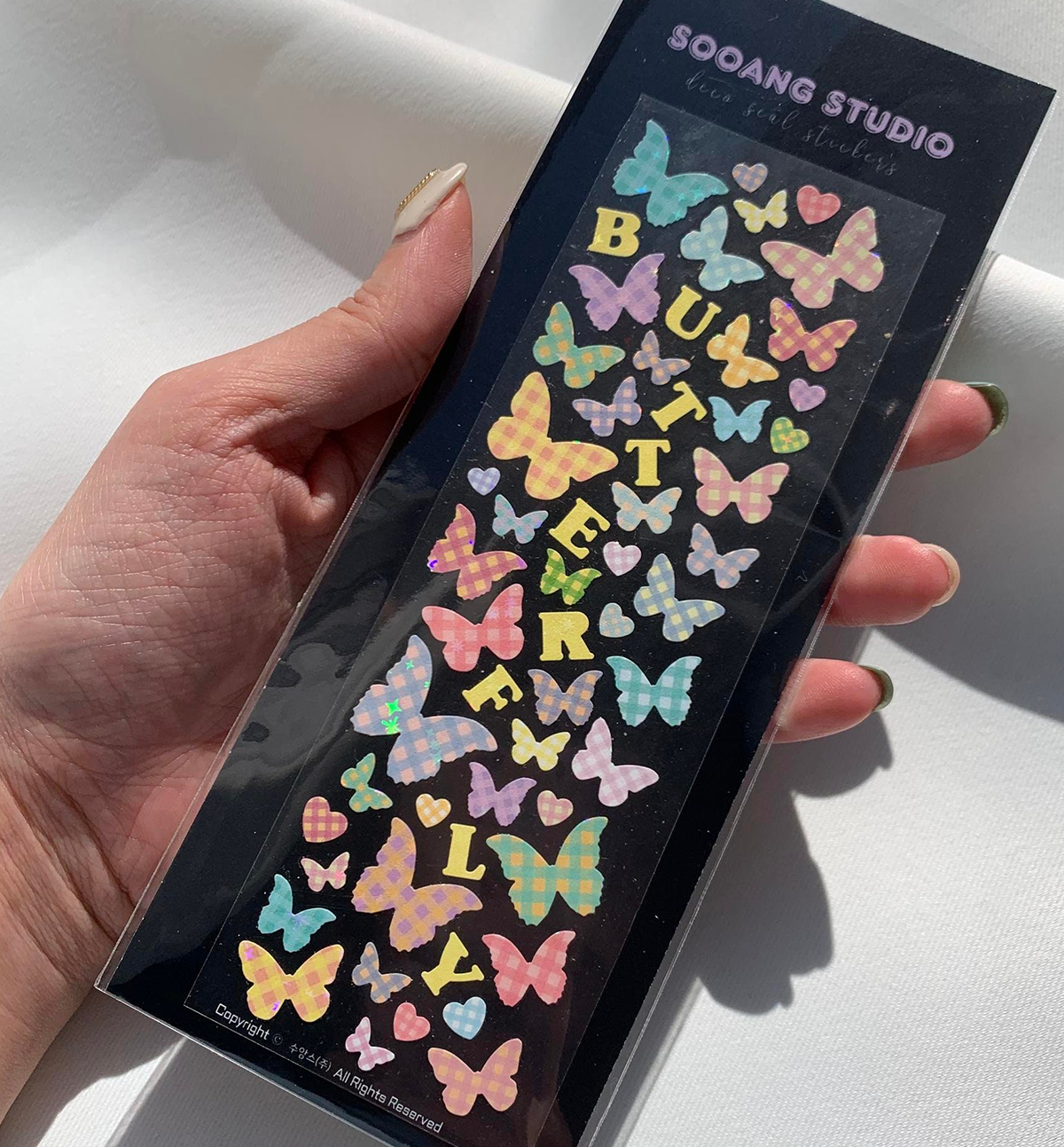 Check Butterfly Seal Sticker