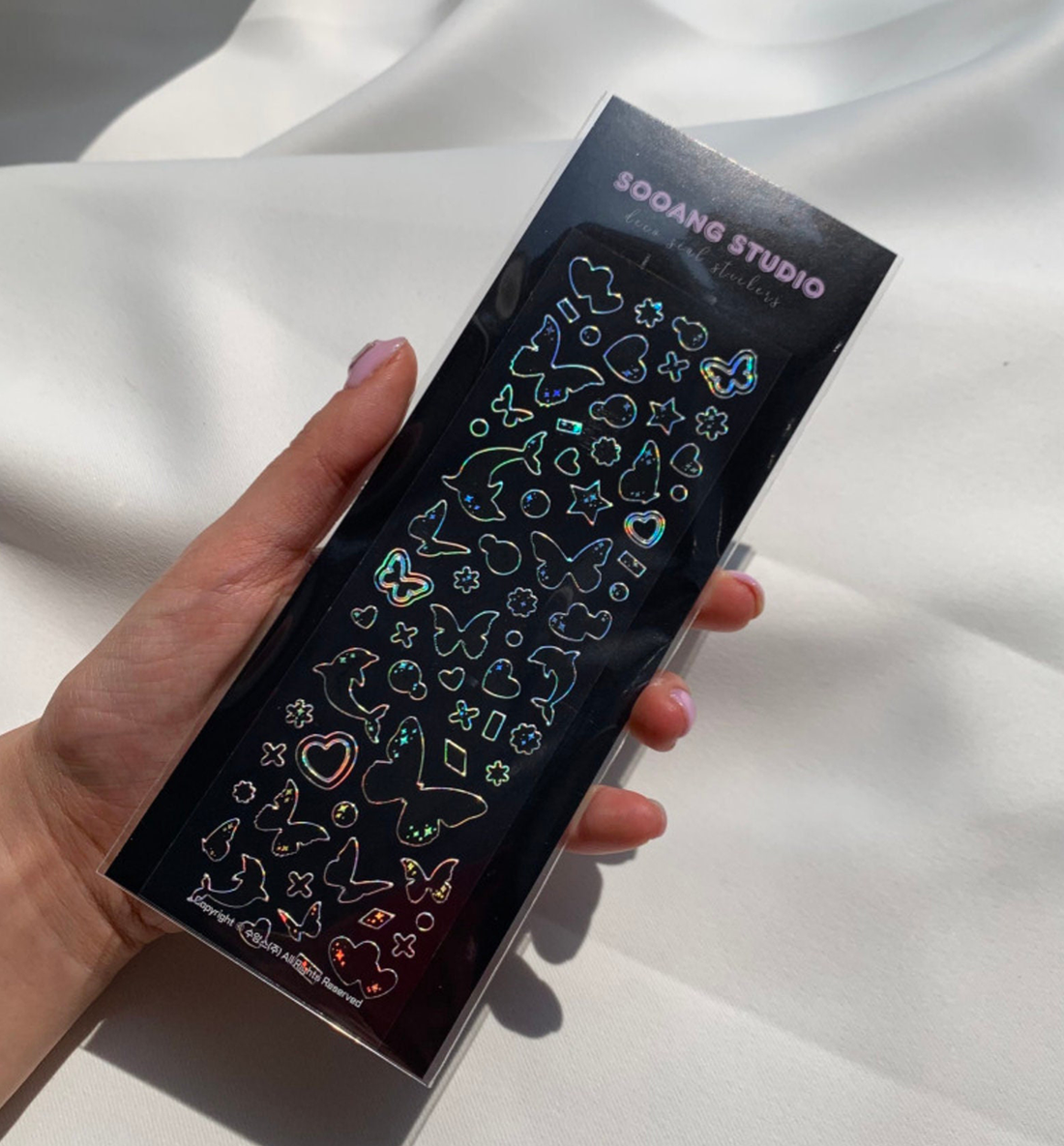 Object Hologram Seal Sticker