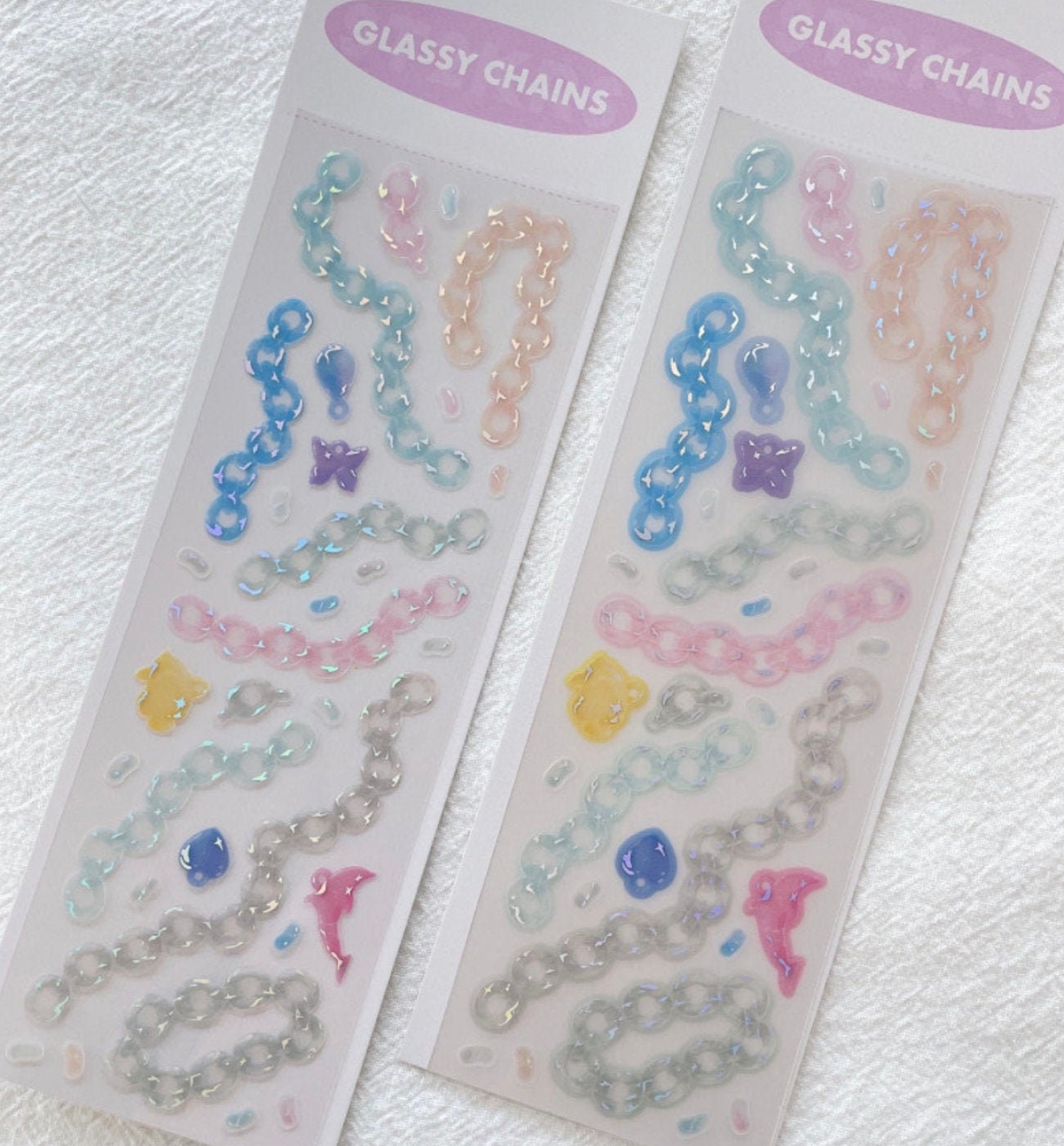 Glassy Chains Seal Sticker