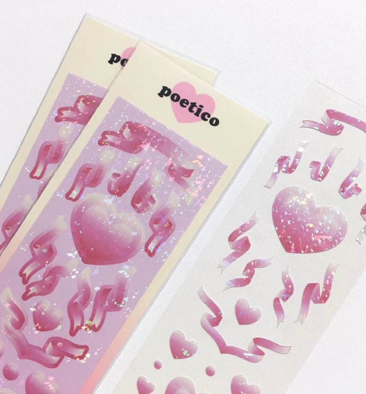 Heart Confetti Seal Sticker