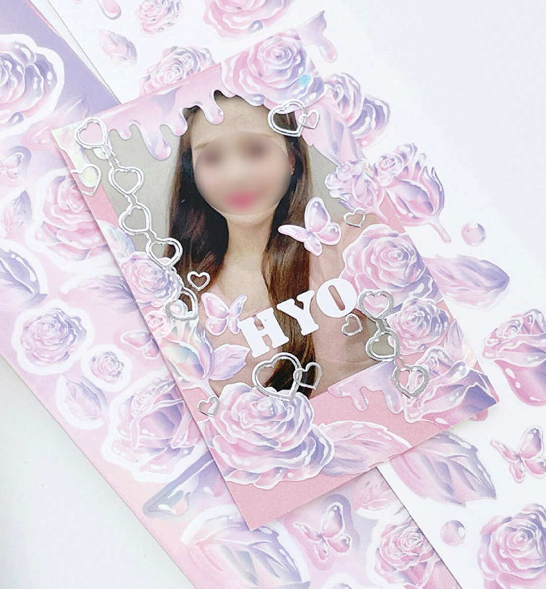 Rose Bubble Seal Sticker [Dreamy Purple]