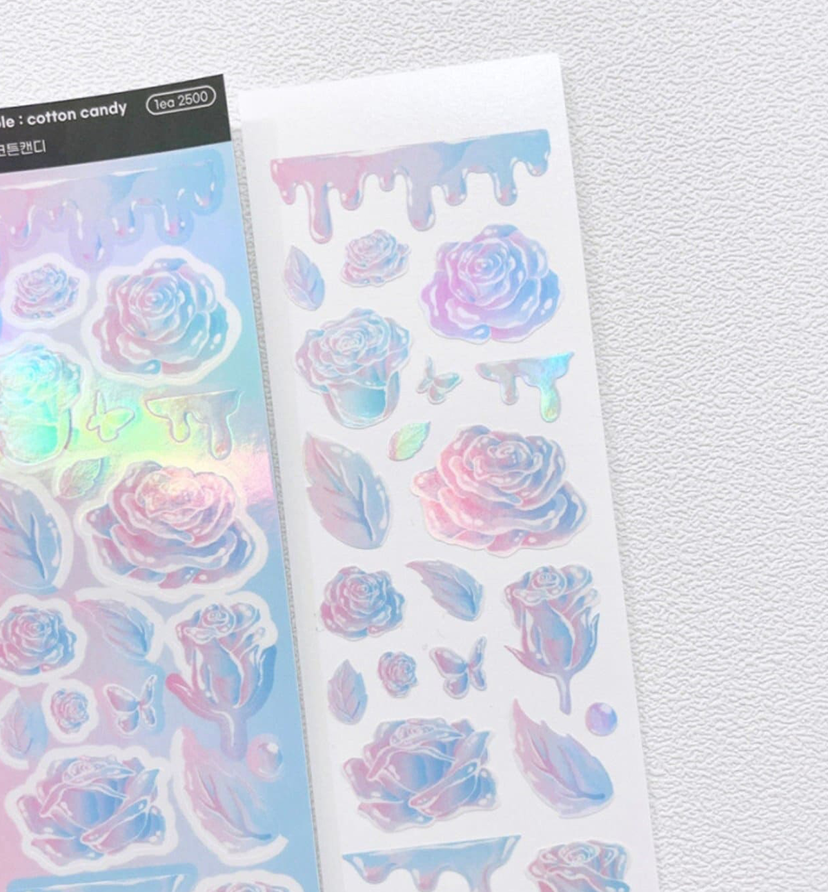 Rose Bubble Seal Sticker [Cotton Candy]