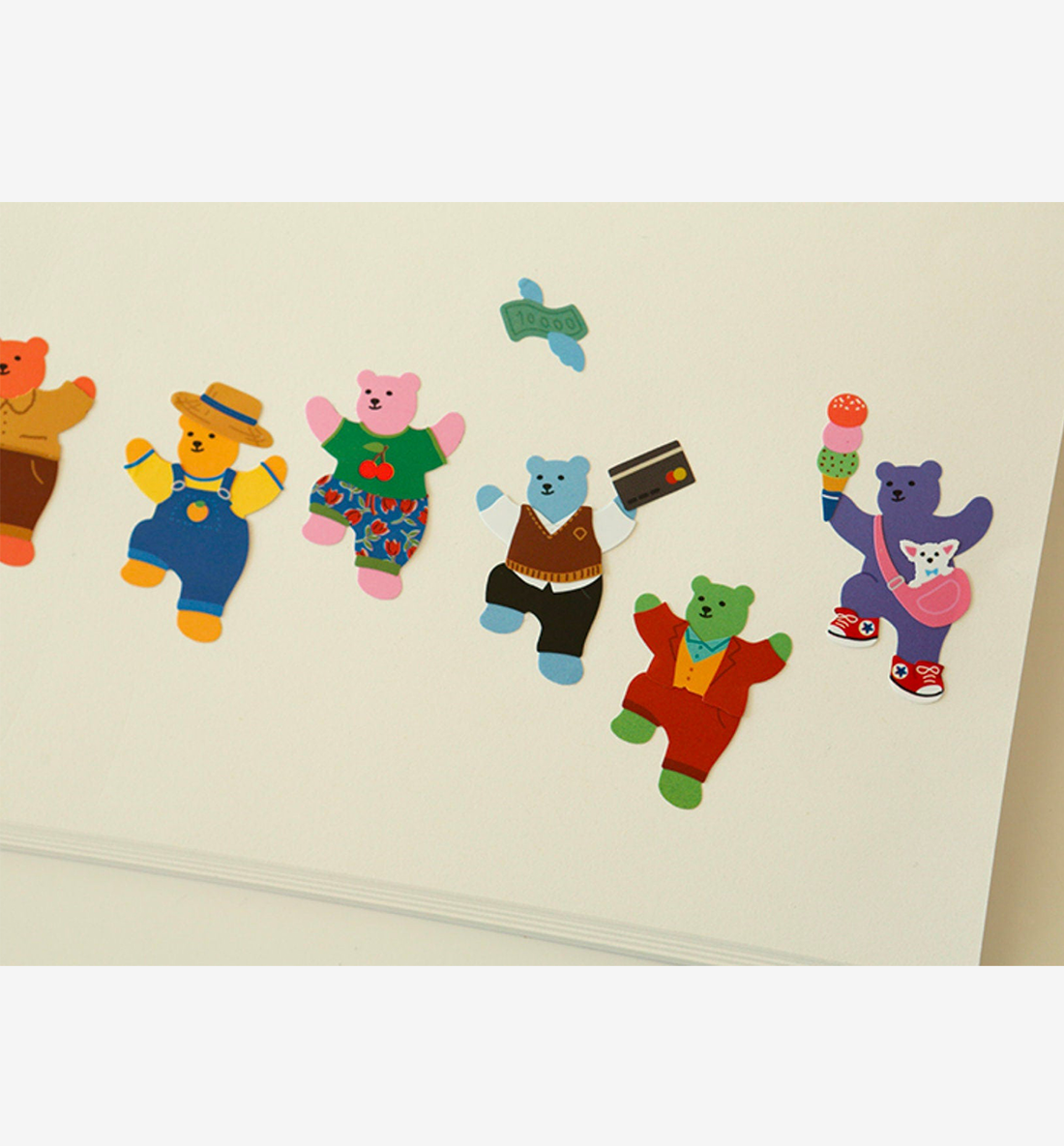 OOTD Bear Removal Sticker