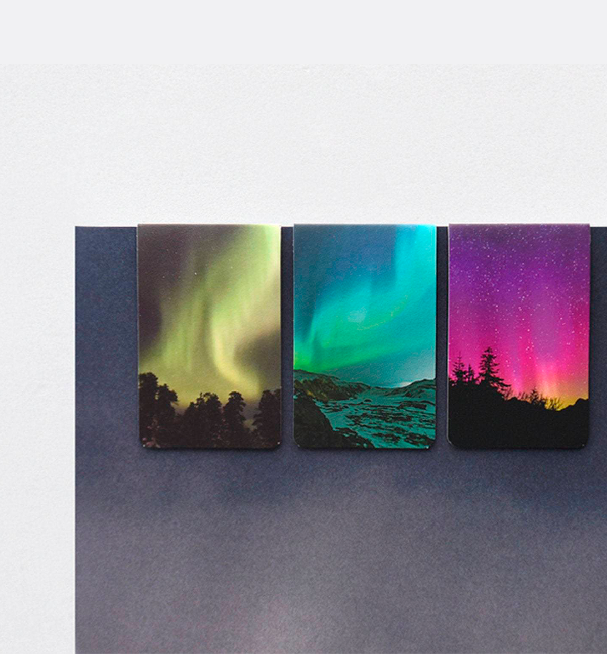 3 Aurora Magnetic Bookmark