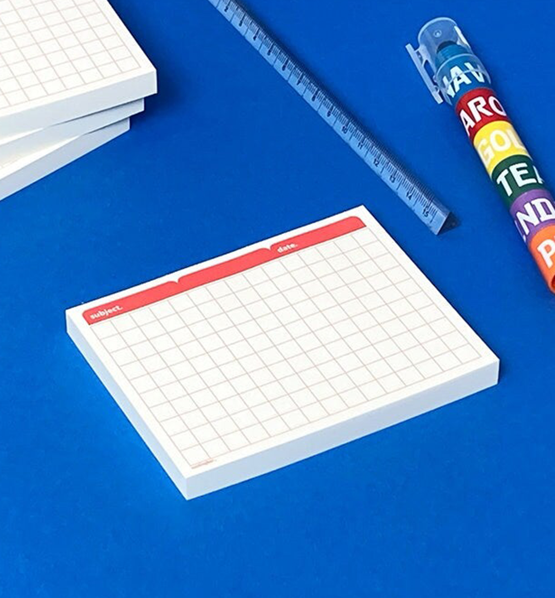 Stationery Friends Grid Memopad