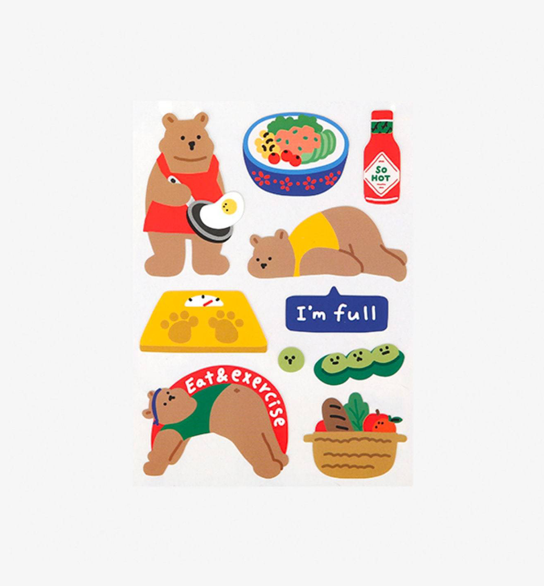 Diet Bear Removal Sticker